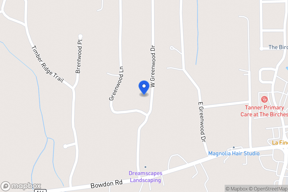 Map of 100 W Greenwood Dr