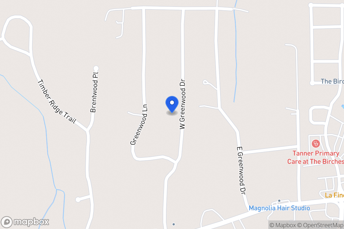 Map of 130 W Greenwood Dr