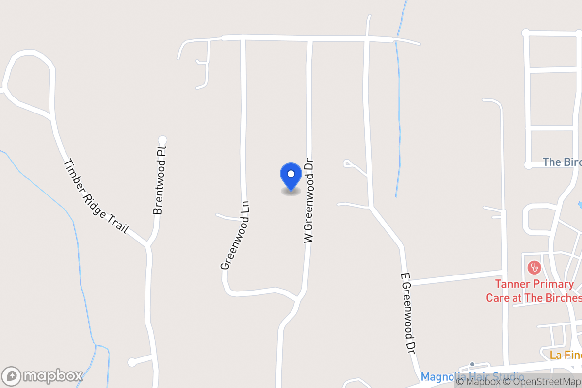 Map of 150 W Greenwood Dr