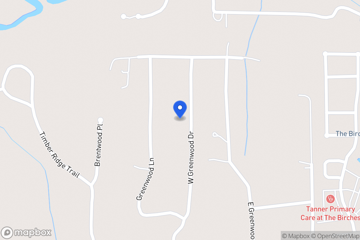 Map of 180 W Greenwood Dr