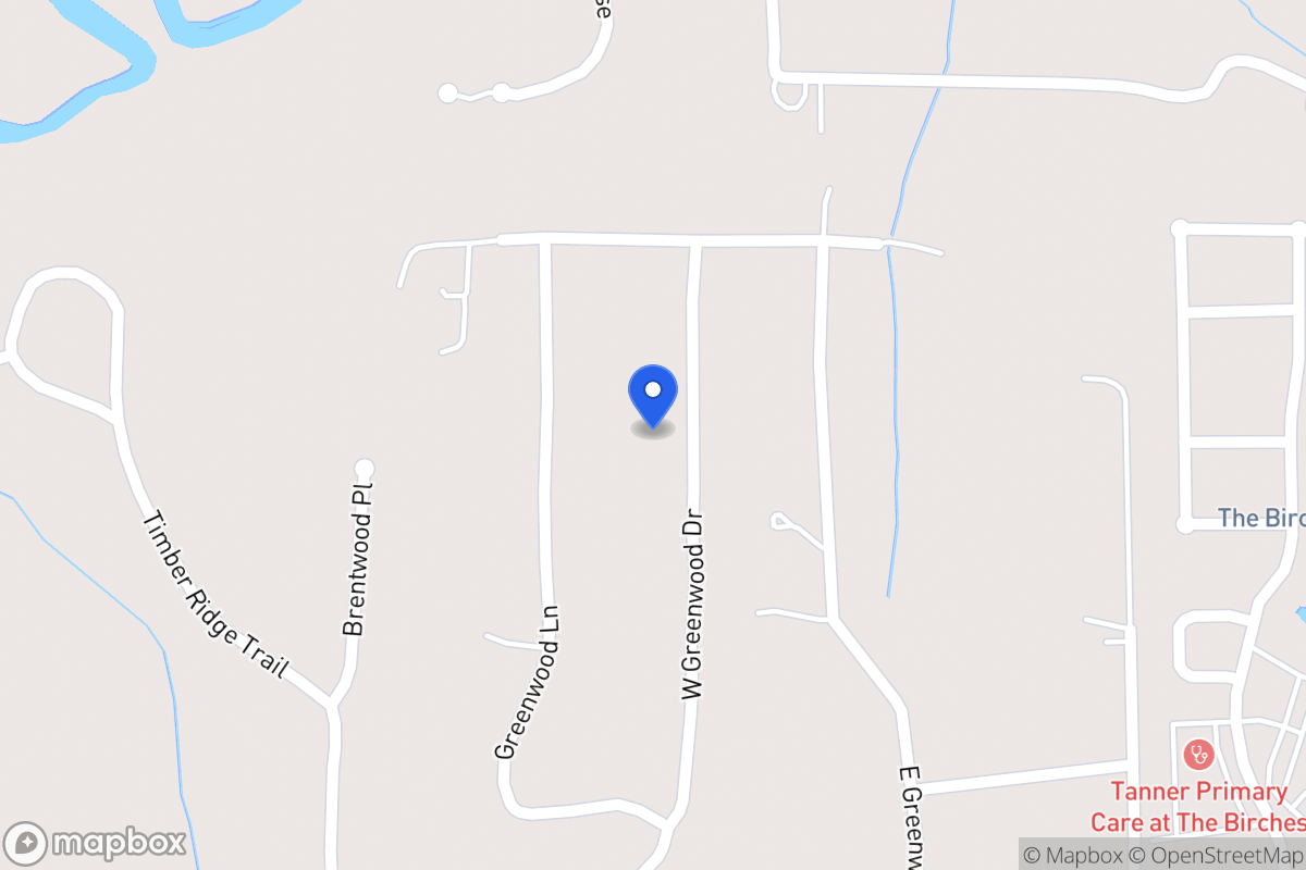 Map of 190 W Greenwood Dr