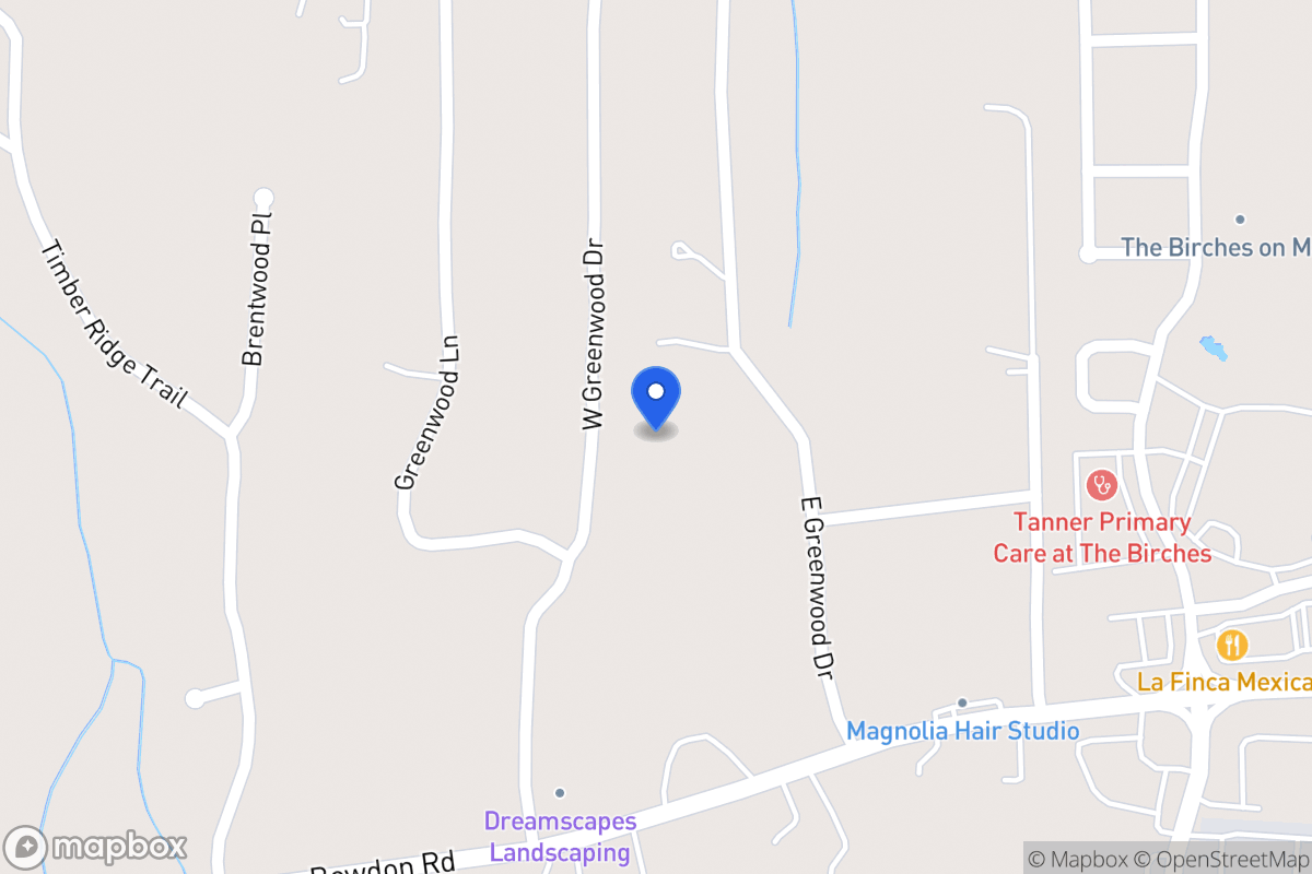 Map of 115 W Greenwood Dr