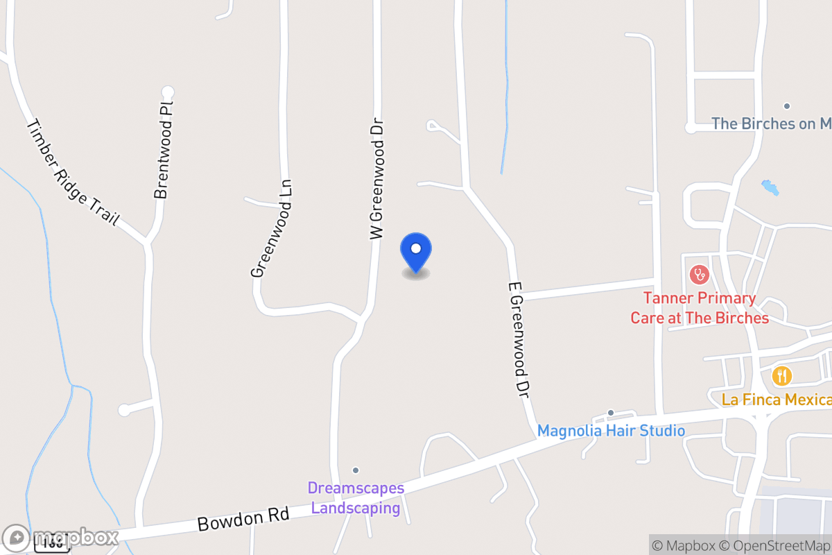 Map of 105 W Greenwood Dr