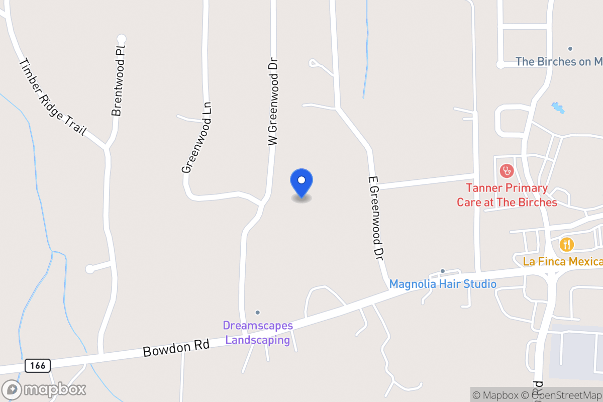 Map of 85 W Greenwood Dr