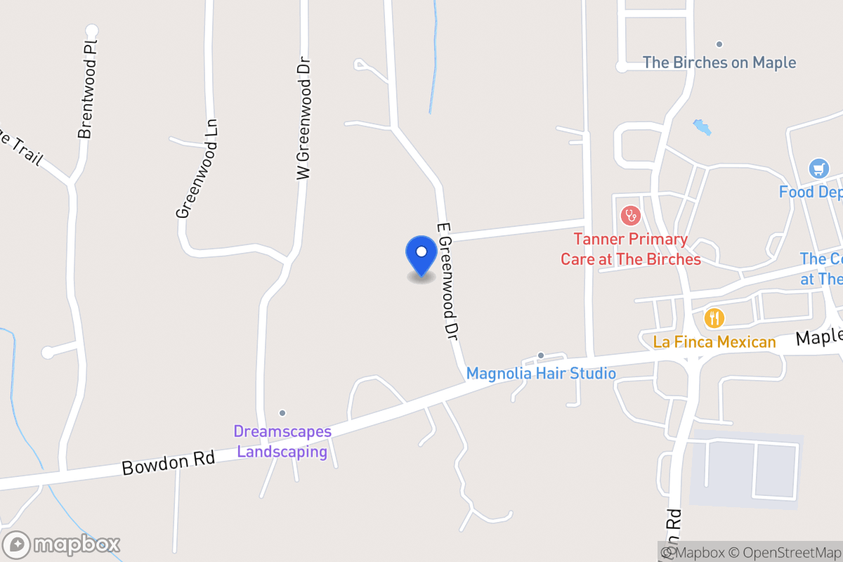 Map of 60 E Greenwood Dr
