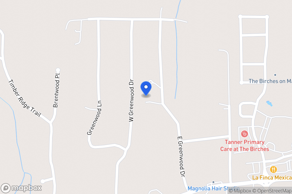 Map of 120 E Greenwood Dr