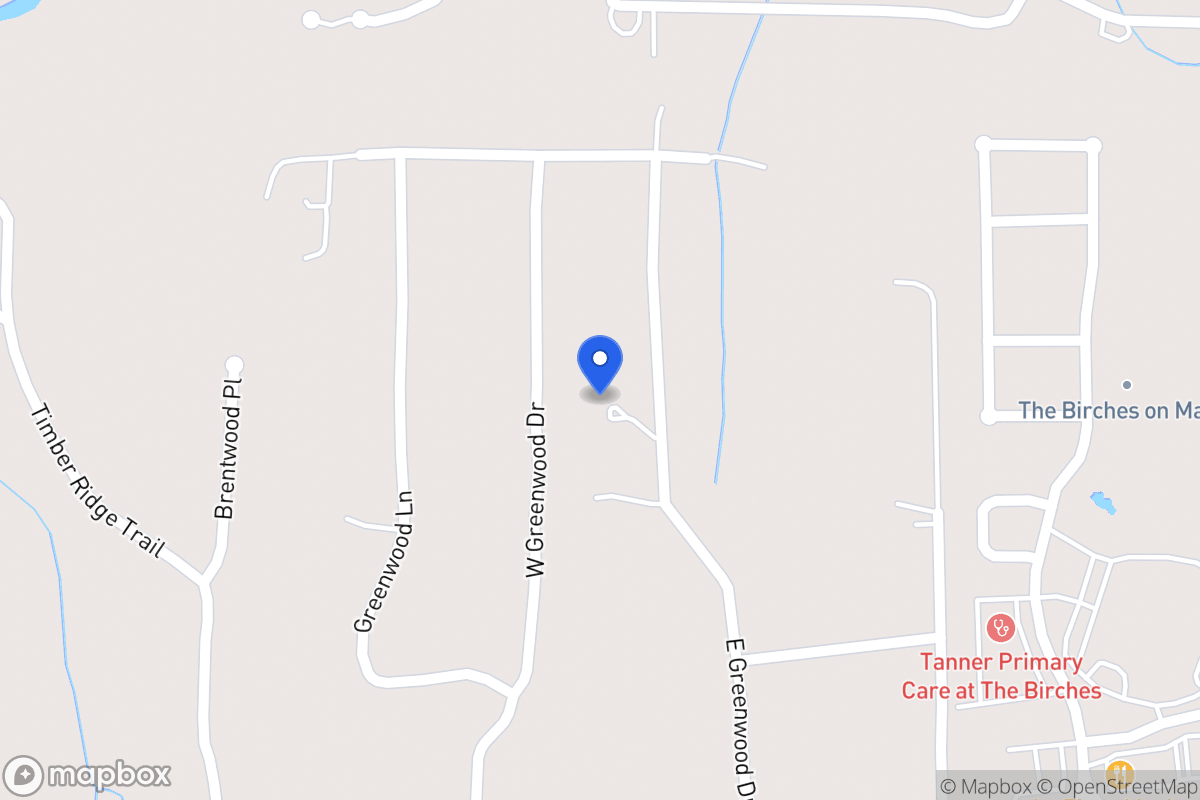 Map of 130 E Greenwood Dr
