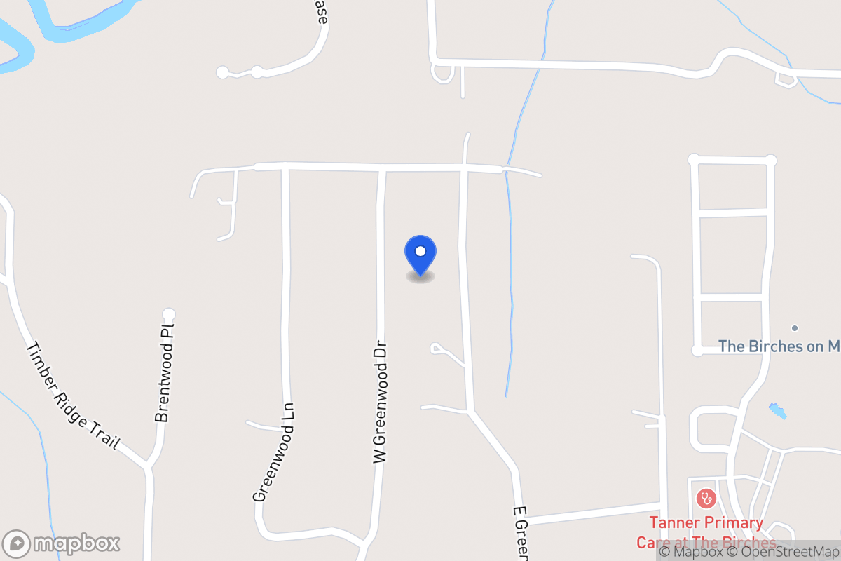 Map of 160 E Greenwood Dr