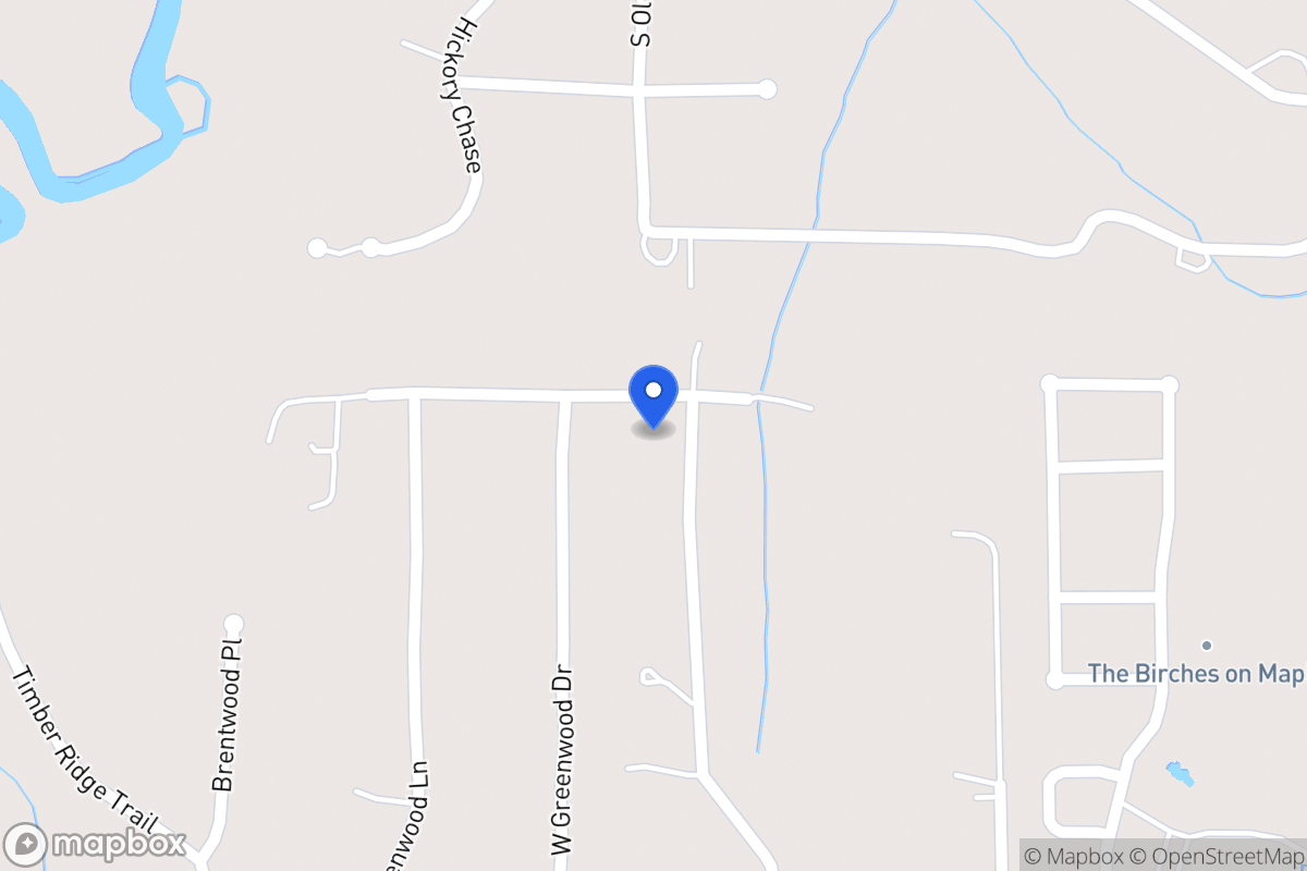 Map of 210 E Greenwood Dr