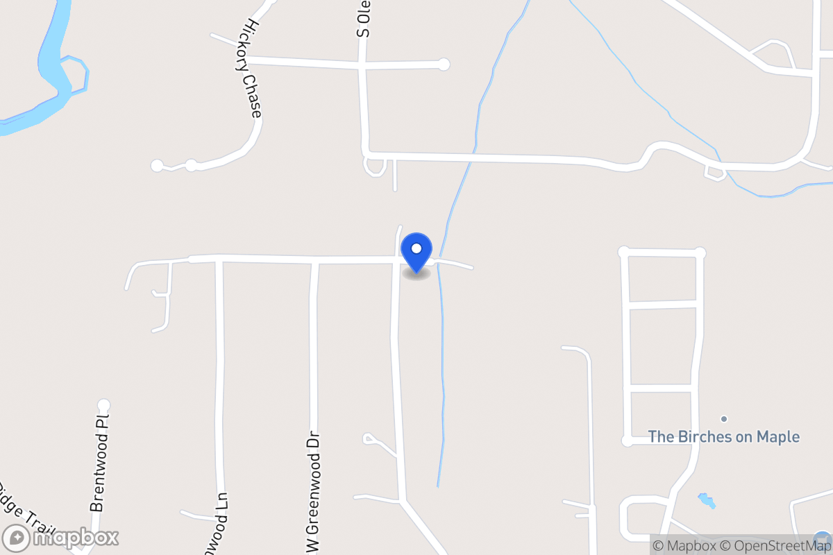 Map of 225 E Greenwood Dr
