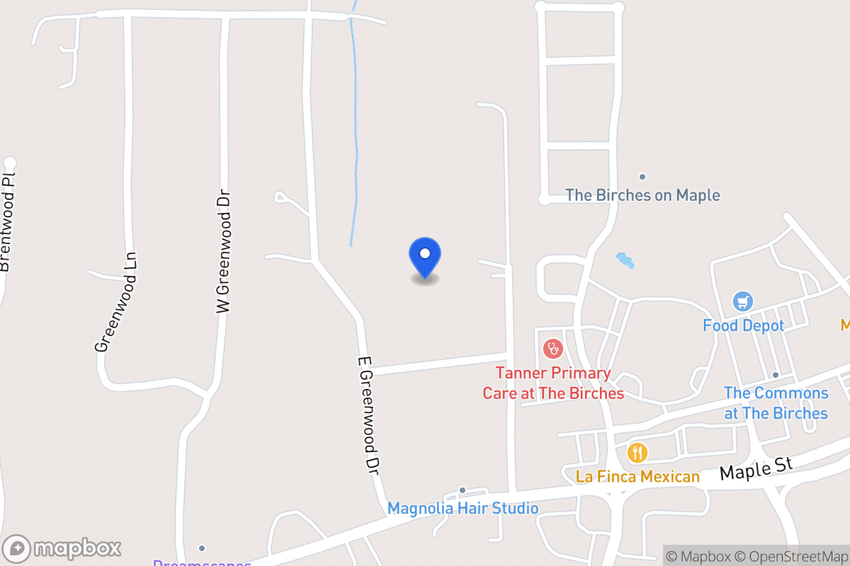 Map of Patillo Dr