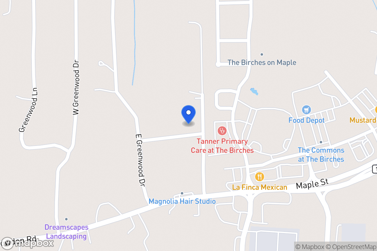 Map of 60 S Greenwood Dr
