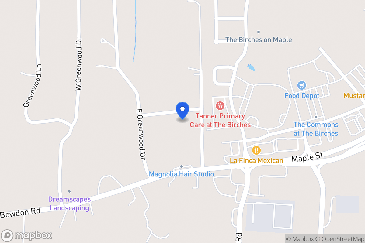 Map of 45 S Greenwood Dr