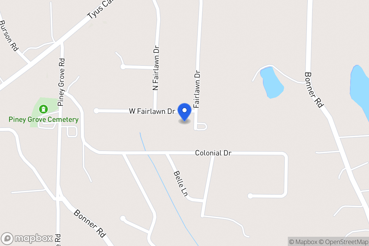 Map of 10 W Fairlawn Dr