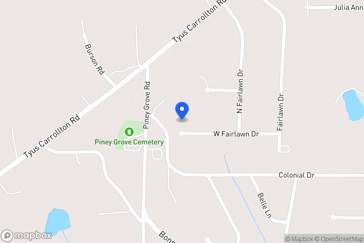 Map of 115 W Fairlawn Dr