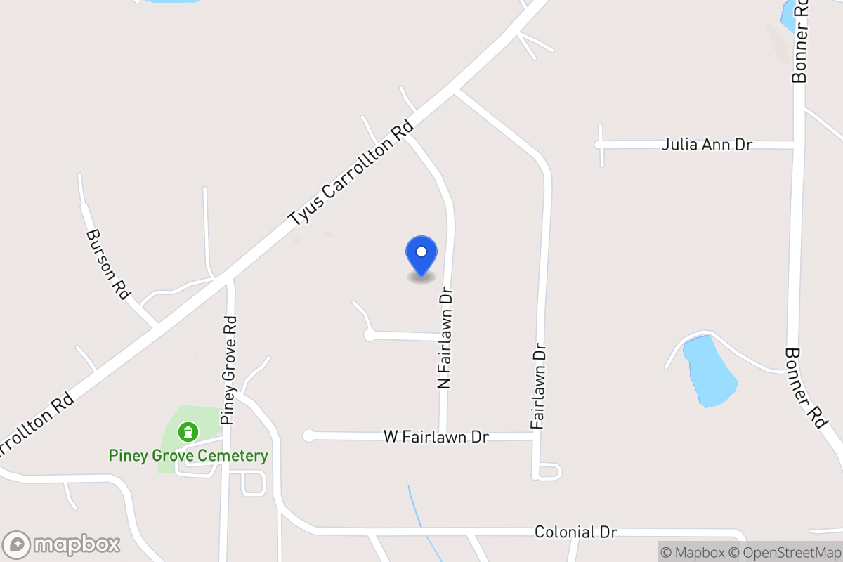 Map of 75 N Fairlawn Dr