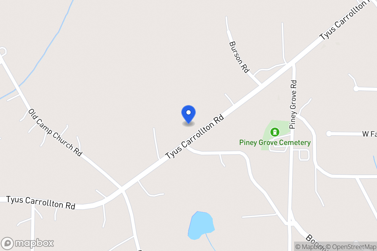 Map of 475 Tyus Carrollton Rd