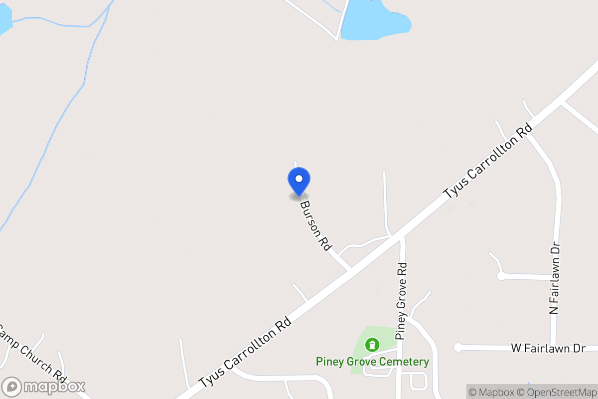 Map of Burson Rd