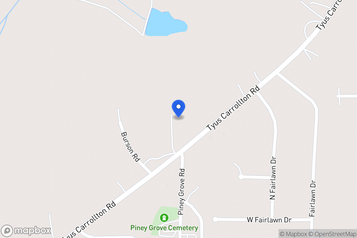 Map of 355 Tyus Carrollton Rd