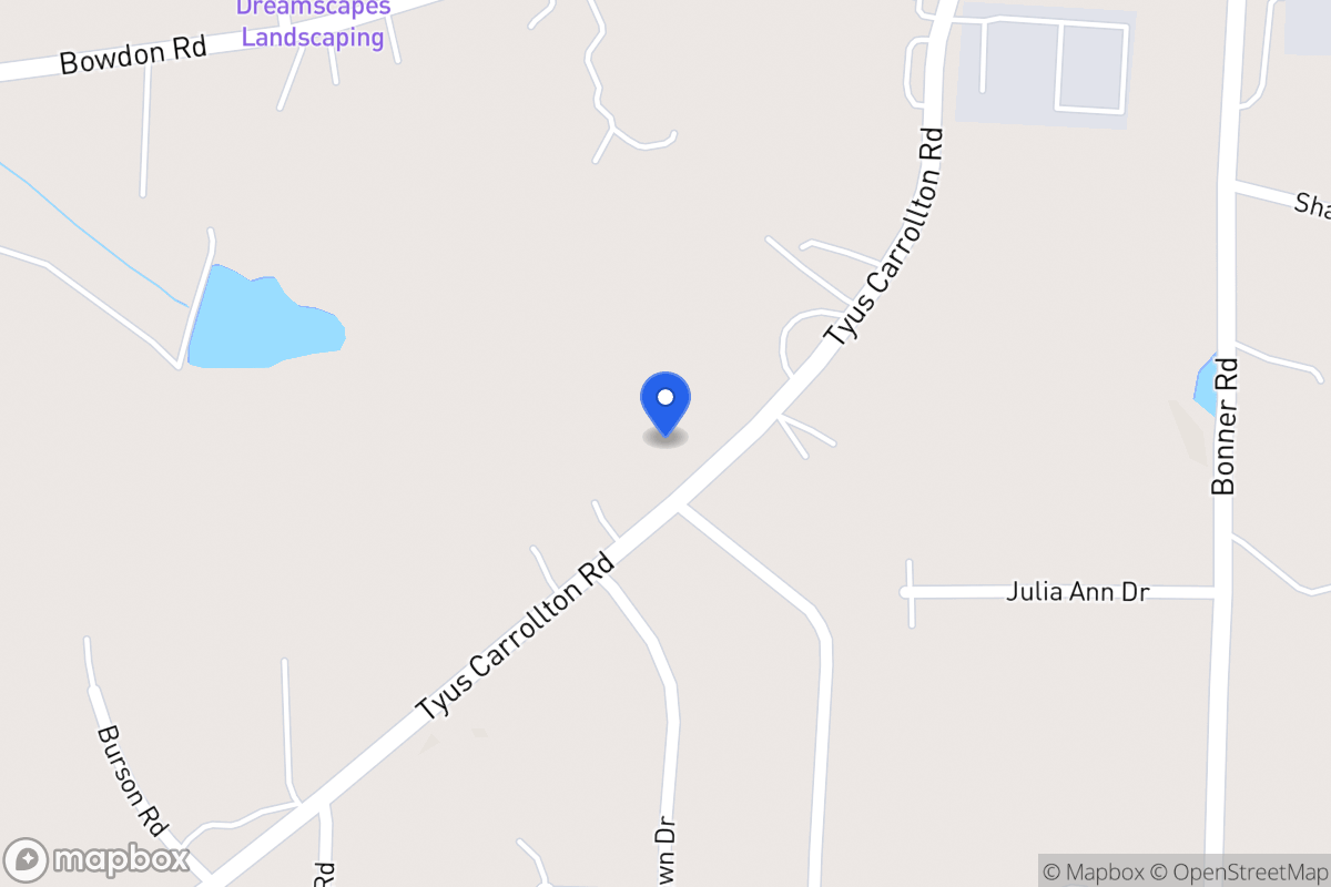 Map of 201 Tyus Carrollton Rd