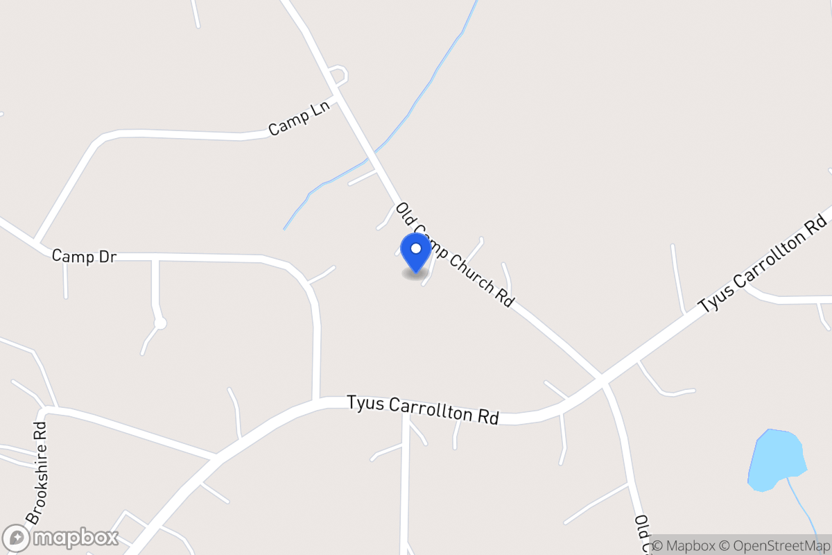 Map of 317 Old Camp Church Rd