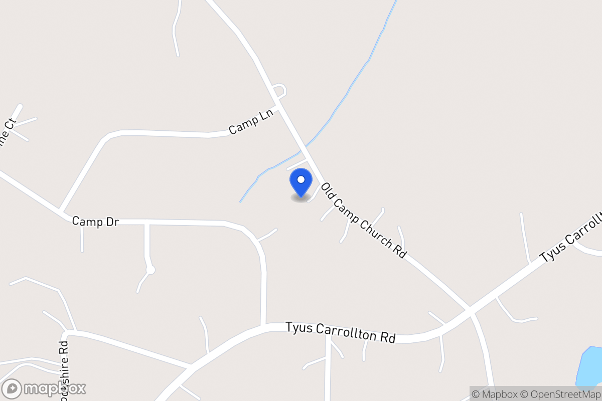 Map of 291 Old Camp Church Rd