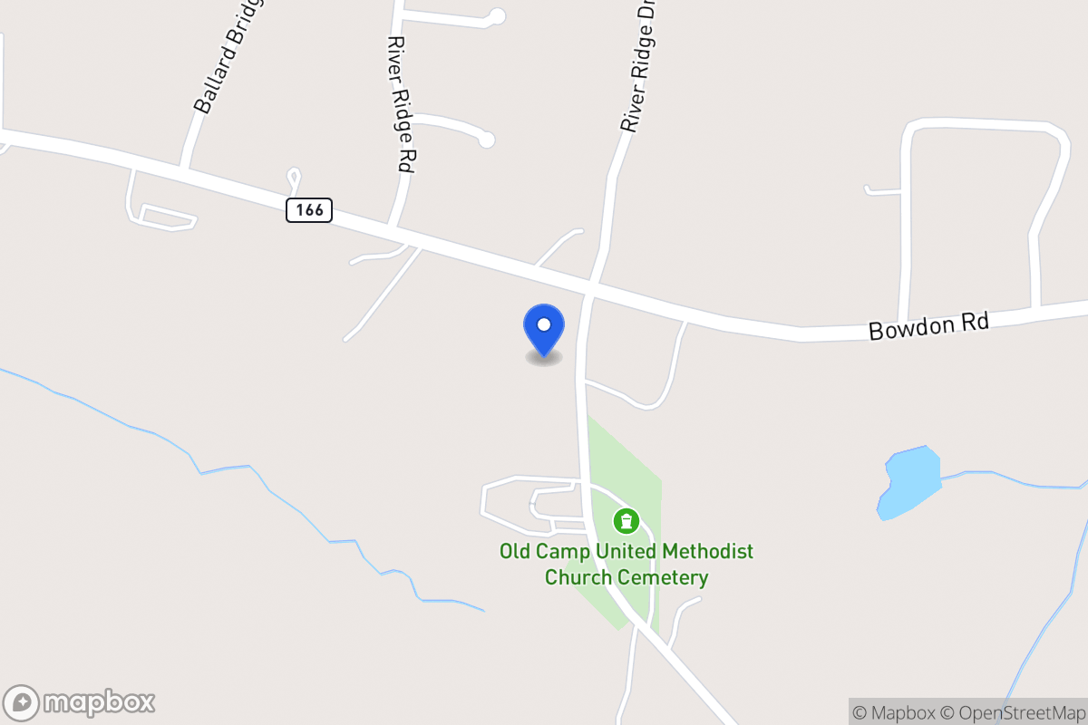 Map of 23 Old Camp Church Rd