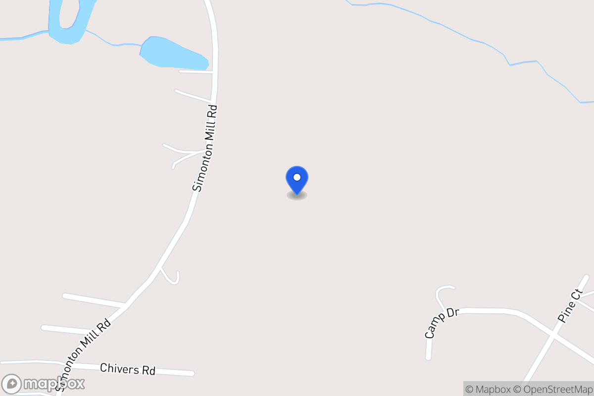 Map of Simonton Mill Rd