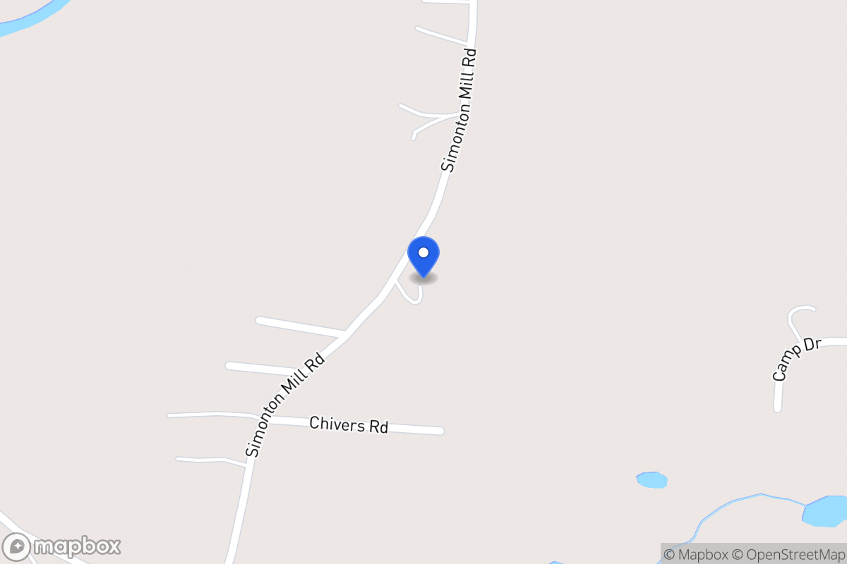 Map of 210 Simonton Mill Rd