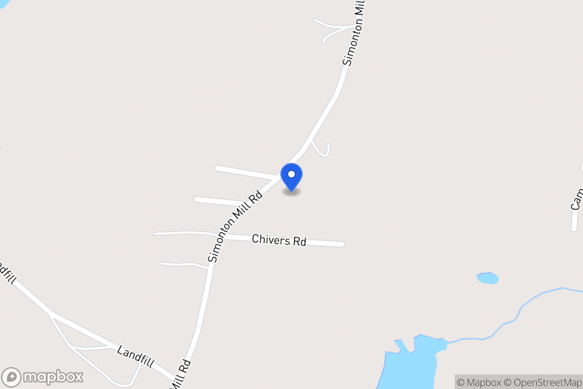 Map of 298 Simonton Mill Rd