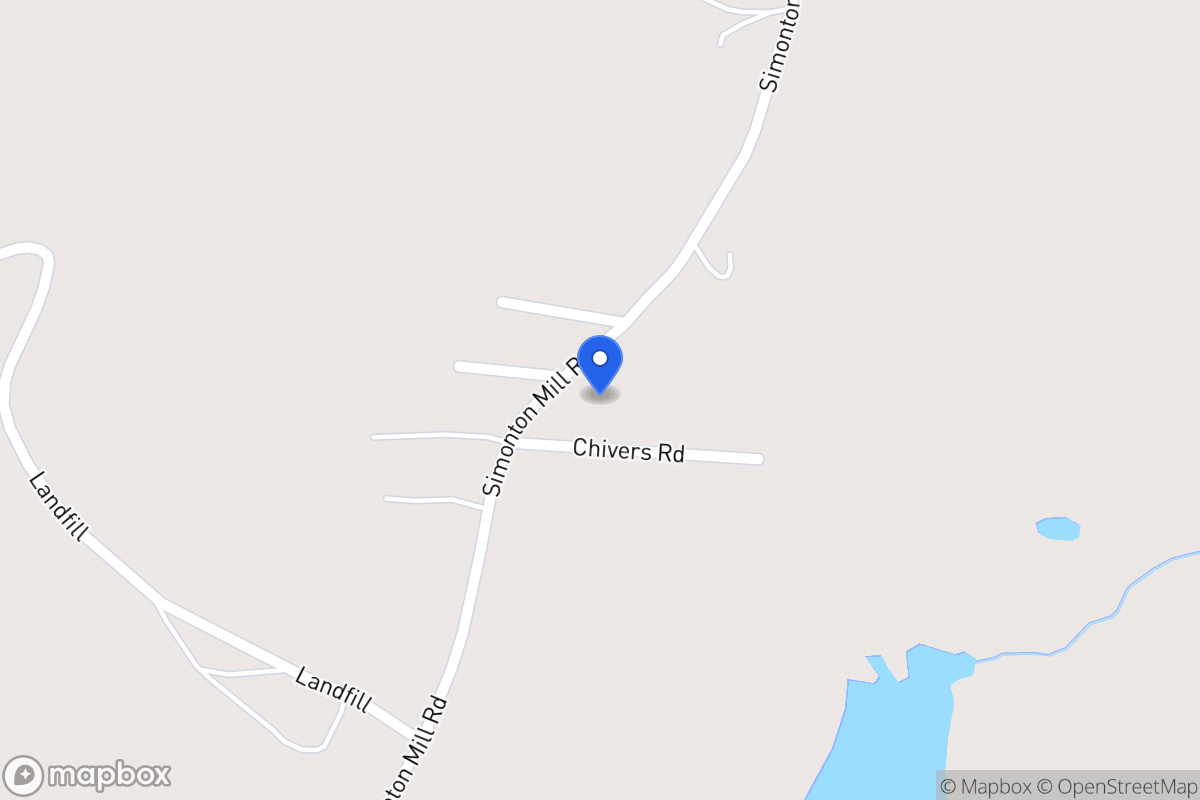 Map of 308 Simonton Mill Rd