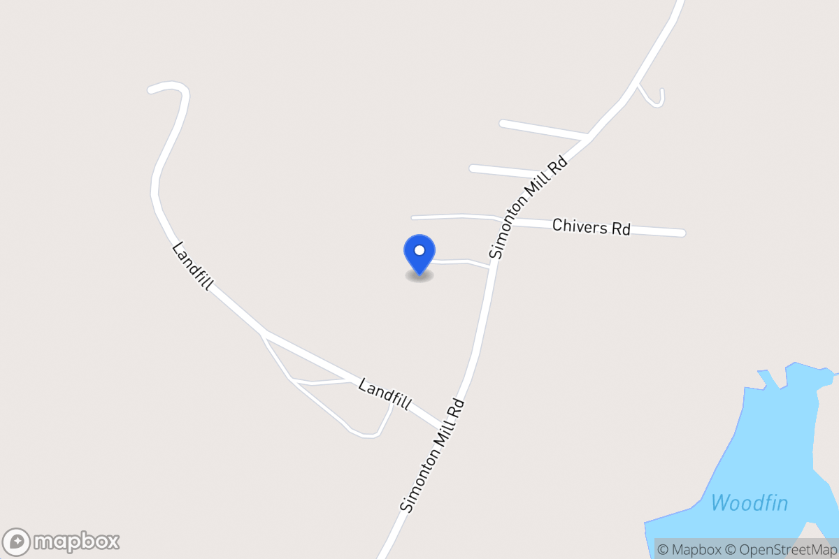 Map of 393 Simonton Mill Rd