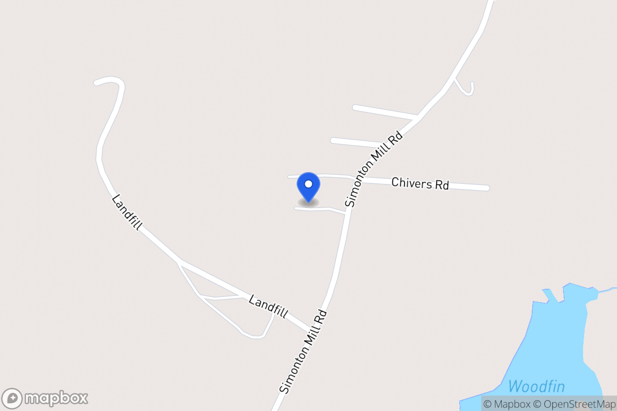Map of 383 Simonton Mill Rd