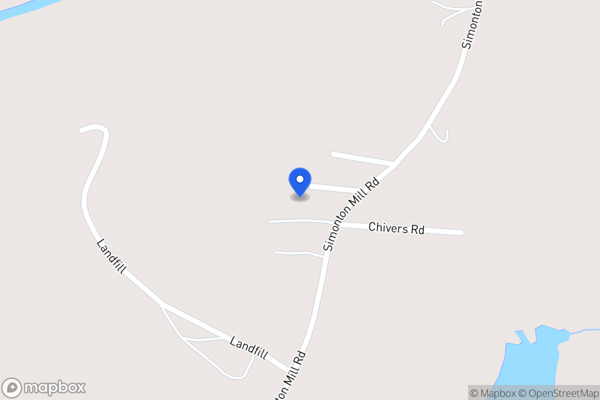 Map of 337 Simonton Mill Rd