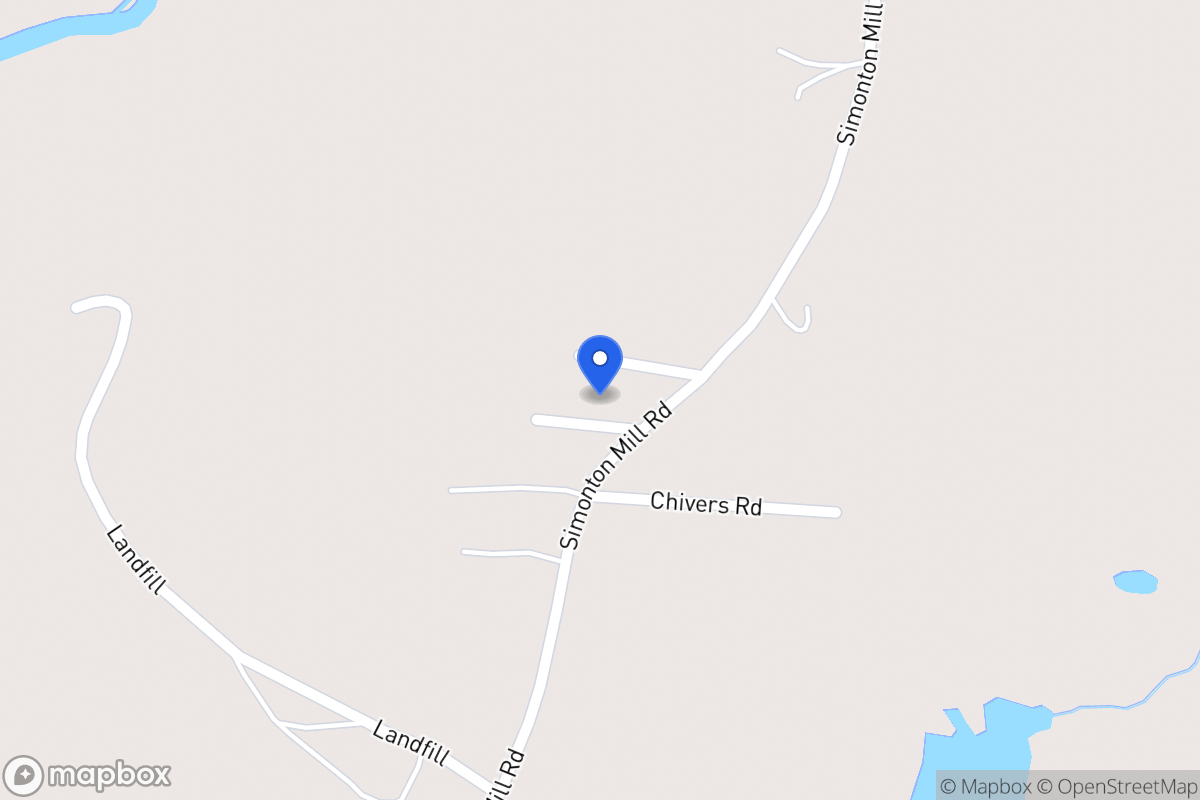 Map of 313 Simonton Mill Rd