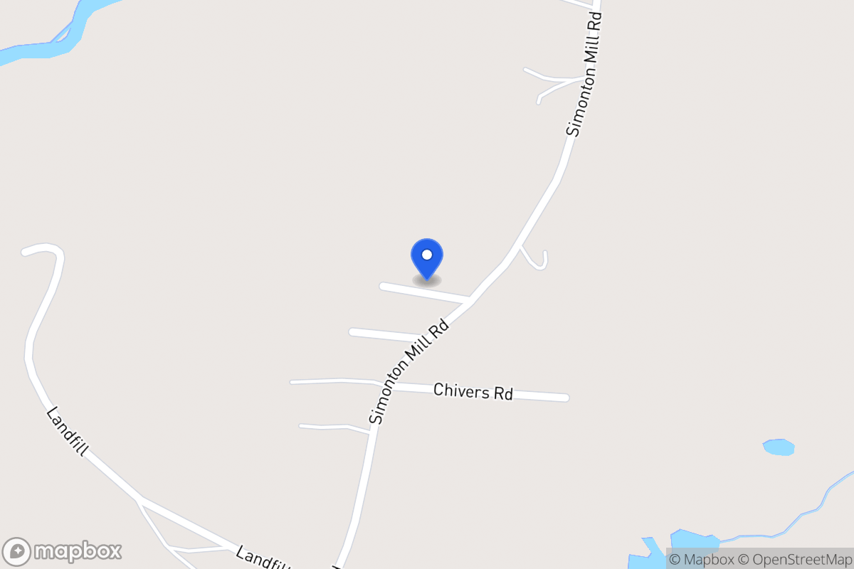 Map of 309 Simonton Mill Rd