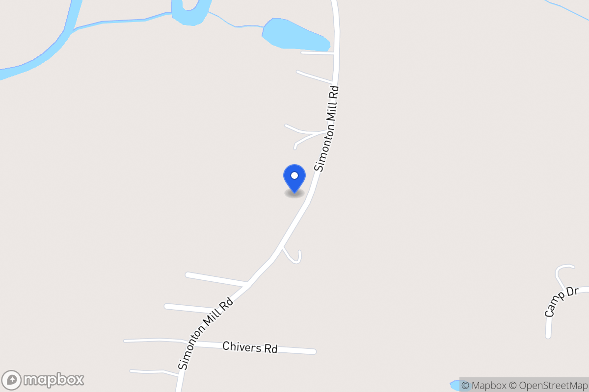 Map of 243 Simonton Mill Rd