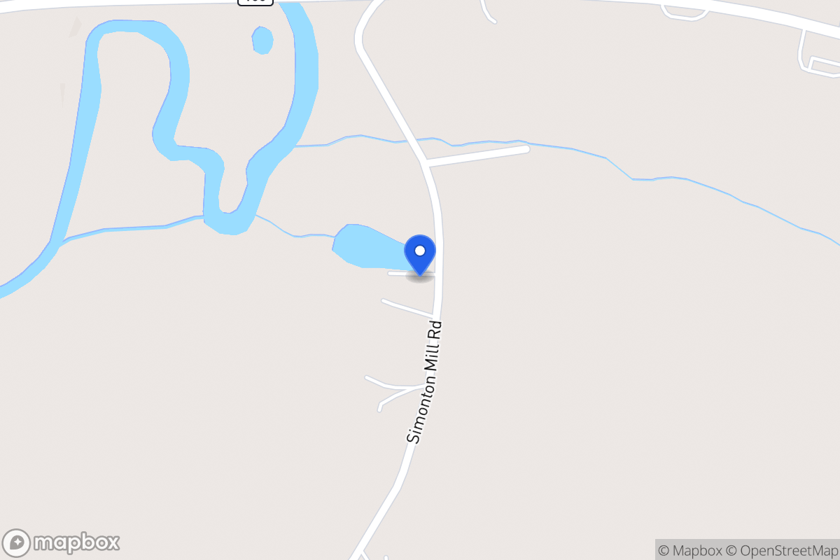 Map of 147 Simonton Mill Rd