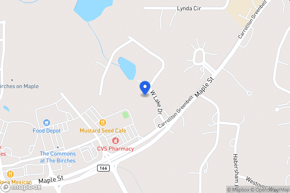 Map of 50 W Lake Dr