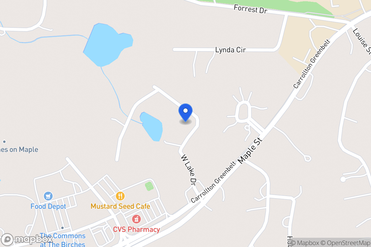 Map of 90 W Lake Dr