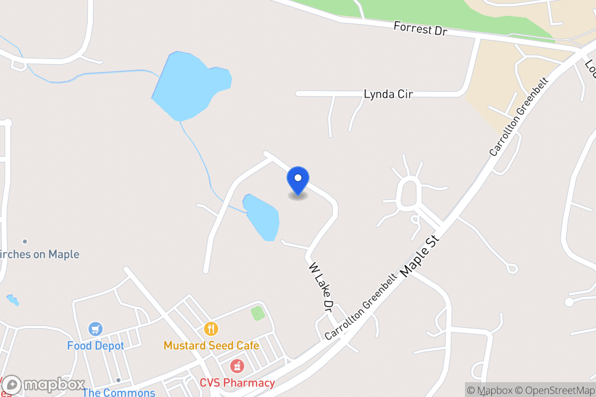 Map of 110 W Lake Dr