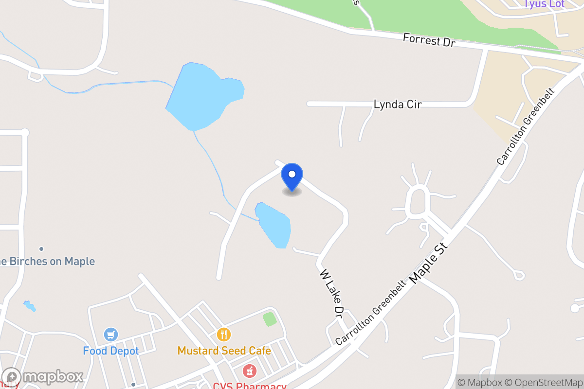 Map of 120 W Lake Dr