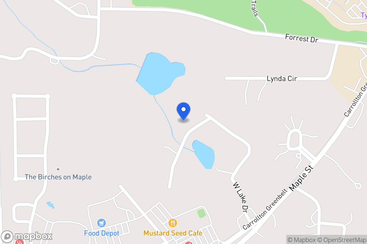 Map of 150 W Lake Dr