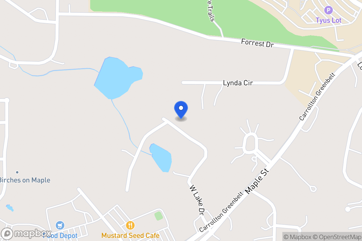 Map of 125 W Lake Dr