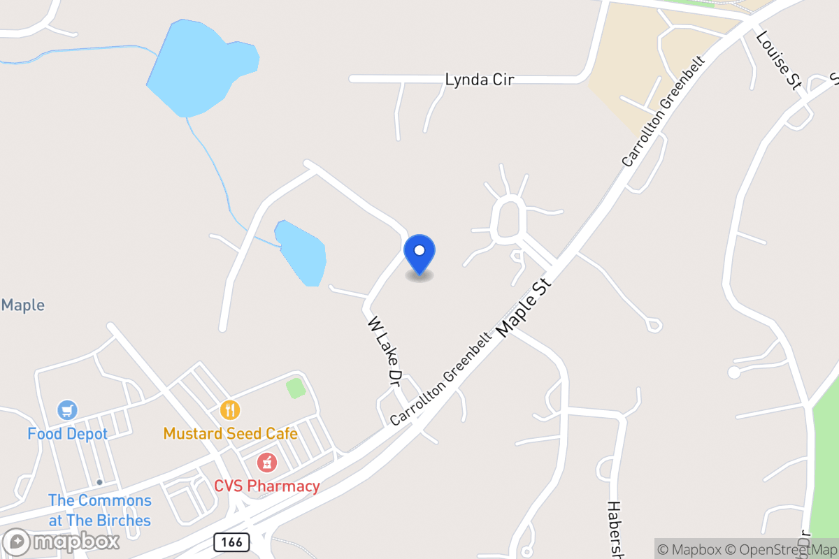 Map of 75 W Lake Dr
