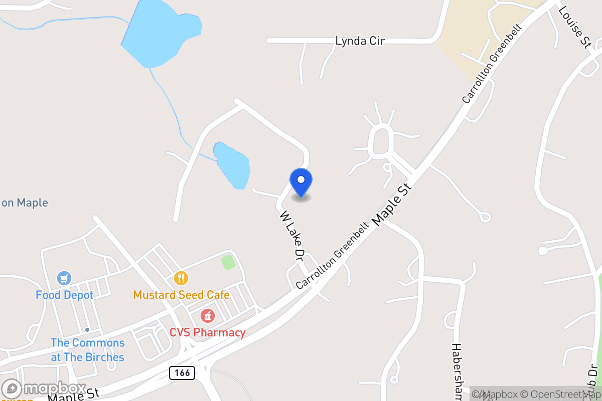 Map of 45 W Lake Dr