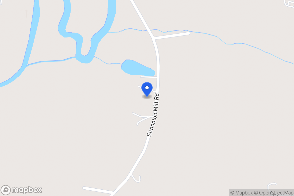 Map of 171 Simonton Mill Rd
