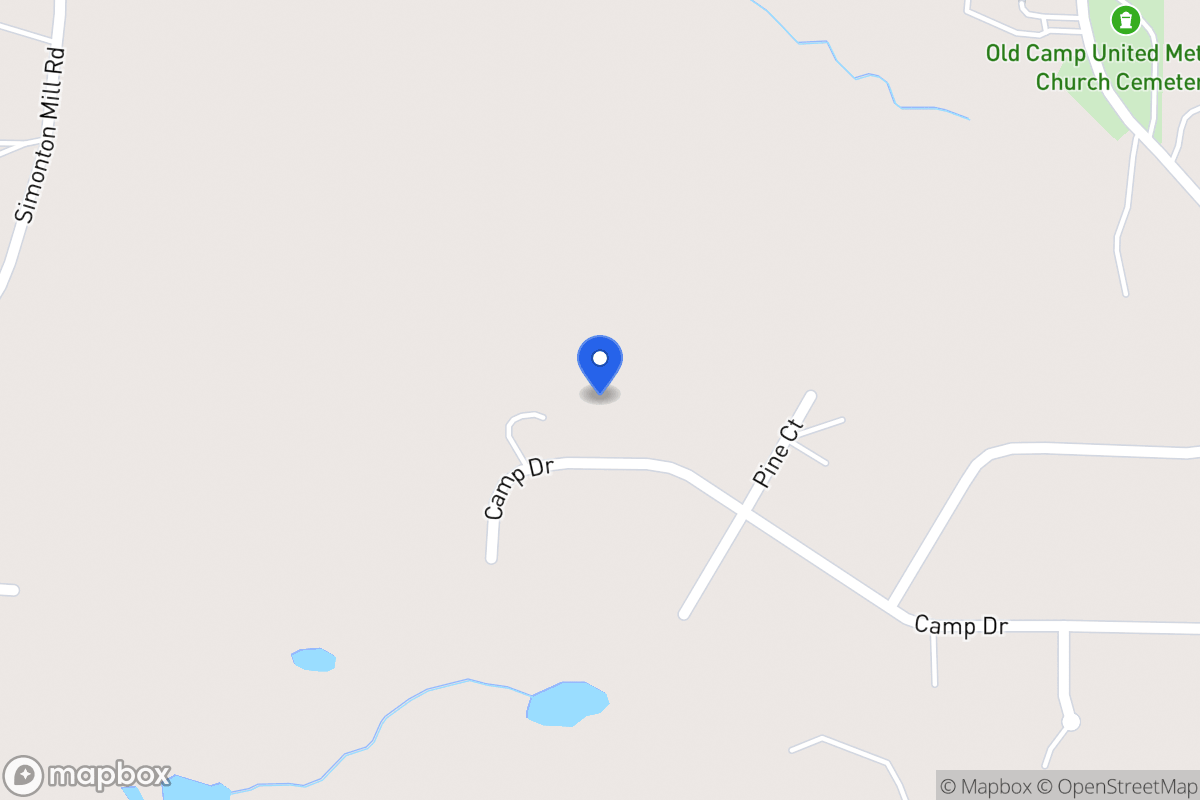 Map of 305 Camp Dr