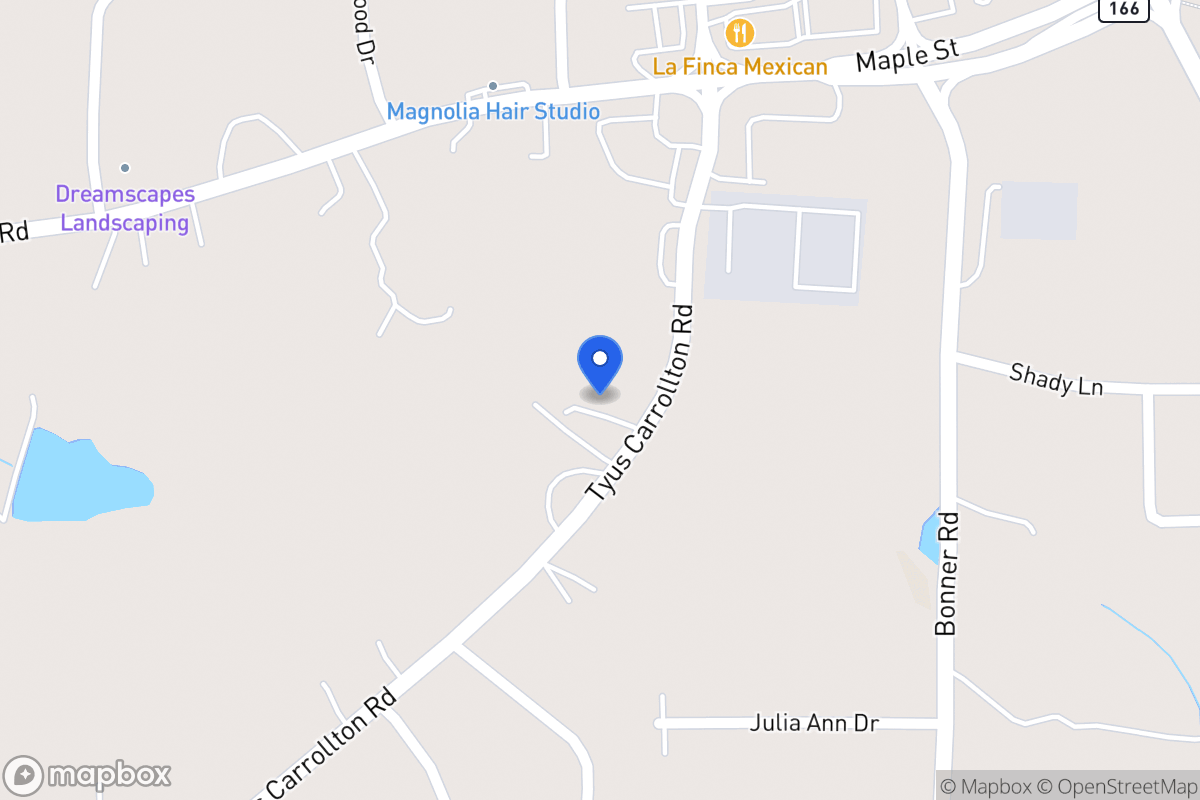 Map of 111 Tyus Carrollton Rd