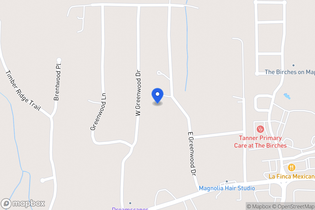 Map of 119 W Greenwood Dr